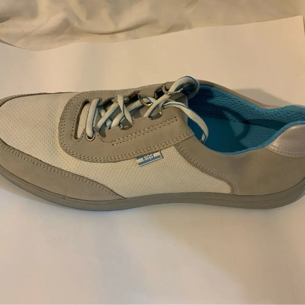 Women's 8 N SAS Sporty Active Sneakers Walking Shoes Multicolor Leather
